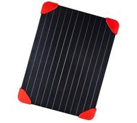 Plaque de Décongélation pour Viande, Alliage Aluminium, Ambiance Noël | Décongélation Rapide de Steaks et Morceaux de Porc, Surface Antiadhésive en Silicone, Préparation Barbecue Couleur Aléatoire