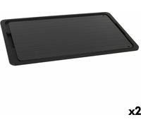 Plaque de décongélation rapide pour aliments Percutti Noir 39 x 23 cm Fonction de dégivrage (2 pièces)