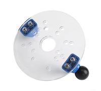 Plaque de défonceuse en acrylique offrant une visibilité et une compatibilité améliorées avec la plupart des routeurs de garniture standard