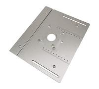 Plaque de défonceuse en aluminium pour le travail du bois - Plaque d'insertion de table de toupie - Outils de coupe du bois