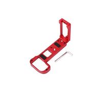 Plaque de dégagement rapide avec poignée en L extensible pour caméra Nikon Z7 Z6 - rouge