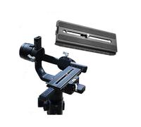 Plaque de dégagement rapide compatible avec le stabilisateur de nacelle DJI Ronin-S, en alliage d'aluminium usiné CNC.