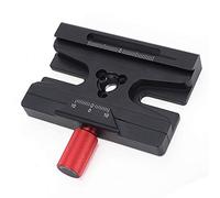Plaque de dégagement rapide pour appareil photo avec trou de vis de 9,5 mm compatible avec Sunwayfoto Benro Sirui Marsace Manfrotto Gitzo Arca-Swiss Standard à dégagement rapide et tête de trépied