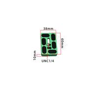 Plaque de dégagement rapide pour Arca Swiss Benro,vis de 1/4 pouces,rotule de trépied monopode et caméra SLR PU40 PU50 PU60 PU70 - Type PU60