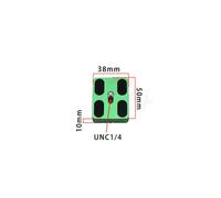Plaque de dégagement rapide pour Arca Swiss Benro,vis de 1/4 pouces,rotule de trépied monopode et caméra SLR PU40 PU50 PU60 PU70 - Type PU50