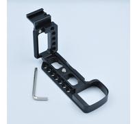 Plaque de dégagement rapide pour Sony A6100,A6300,A6400,Hot Shoe,Porous L Prompt ket Hand Grip - Type Black With Hot Shoe