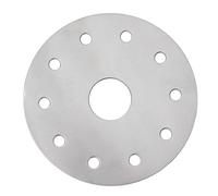 Plaque de diffuseur, diffuseur chaleur gaz plaque conductrice de chaleur, disque convertisseur de table cuisson à induction en acier inoxydable pour cuisinière à gaz table de cuisson en verre(12.3CM)