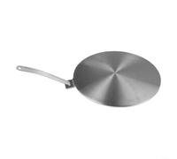 Plaque de diffusion de chaleur en acier inoxydable pour plaques de cuisson en céramique - 13/20/24/28 cm, résistante à la chaleur, répartition uniforme de la chaleur, convient pour casseroles et