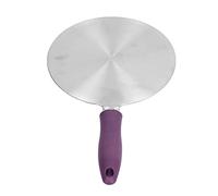 Plaque de diffusion de chaleur pour cuisinière à induction, convertisseur de diffuseur de cuisinière à gaz avec poignée, adaptateur d'induction de chaleur en acier inoxydable pour (vingt-quatre#)