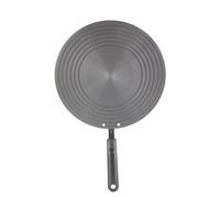 Plaque de Diffusion de Chaleur Ronde en Alliage d'aluminium, Plateau de dégivrage Rapide, Conduction Thermique Uniforme pour la Cuisson et la décongélation sur la cuisinière, 6 mm (28 cm)