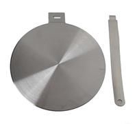 Plaque de dissipation thermique en acier inoxydable pour plaques à induction 13/20/24/28 cm Répartiteur de chaleur Adaptateur Accessoires de cuisine (20 cm)