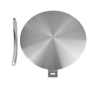 Plaque de dissipation thermique en acier inoxydable pour plaques à induction 13/20/24/28 cm Répartiteur de chaleur Adaptateur Accessoires de cuisine (28 cm)