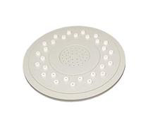 Plaque de douche en silicone avec fonction anticalcaire gris pour douchette bien-être Smarald®