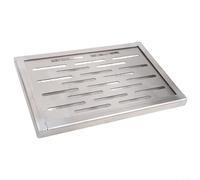 Plaque de drainage en acier inoxydable avec cadre pour une utilisation dans les écoles, les places, les rues municipales et les systèmes de drainage résidentiels (200 x 300 x 20 x 2)