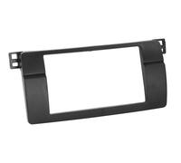 Plaque de façade 2-DIN compatible avec BMW Série 3 (E46) installation centrée
