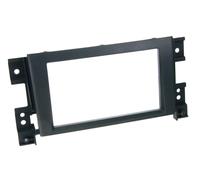 Plaque de façade 2-DIN compatible avec Suzuki Grand Vitara 2005-2015 noire