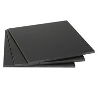 Plaque de feuille stratifiée en résine, Feuille phénolique en bakélite noire 250x250mm 3-6mm 1 pièces(5mm)