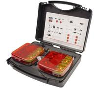 Plaque de feux sans fil pour remorque - ZOR® - Kit éclairage arrière - Magnétique - Feu LED - WiFi - Rechargeable