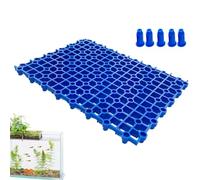 Plaque de filtration inférieure, plaque de filtration à fond carré pour aquarium - Forte capacité de charge, petits fournitures pour animaux de compagnie pour tortues, petits reptiles, petits
