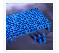Plaque De Filtre Inférieure Plaque De Filtre À Gravier Cloison D'épissure en PVC Bricolage Plaque De Séparation D'aquarium Matériau Filtrant Plaque De Séparation Bleu(3pcs)
