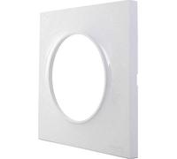Plaque de finition clipsable SCHNEIDER Odace S520702 - 1 poste - entraxe Ø 71 mm - blanc