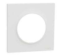 Plaque de finition 1 poste - Odace Origine - S929702 - Schneider - Blanc