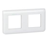 Plaque de finition Blanc MOSAIC horizontale blanc 2x2 modules - LEGRAND - 78804 Blanc G