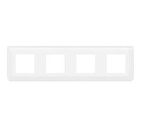 Legrand LEG78808 Plaque programme Mosaic Horizontal 4 x 2 Modules Blanc