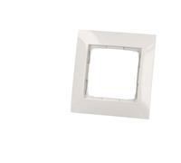 Plaque de finition blanche simple Simon Premium
