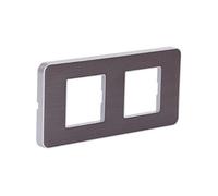 Zenitech - Plaque de finition double Kalya - Inox