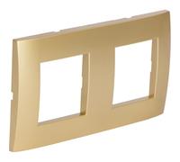 Plaque de finition double Kalya - Or - Zenitech