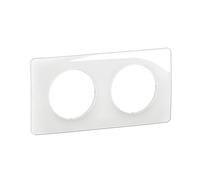 Plaque de finition en saillie Legrand Céliane, 2 postes, blanche