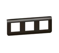 Plaque de finition horizontale 3x2 modules Mosaic - Noir mat - 079046L - Legrand