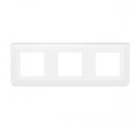 Plaque de finition horizontale Mosaic blanche - 3X2 modules LEGRAND