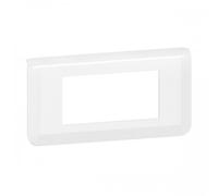 Legrand 078814L Mosaic Plaque de Finition Horizontale pour 4 Module, Blanc