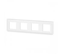 Legrand - Plaque de finition MOSAIC - 4x2 modules - Blanc - Horizontale