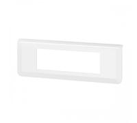 Legrand 078816L Mosaic Plaque de Finition Horizontale pour 6 Module, Blanc