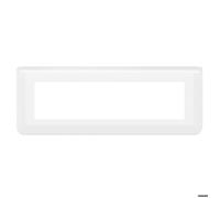 Plaque de finition - LEGRAND - 078818L - Blanc - 8 modules - Thermoplastique