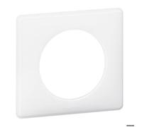 Plaque de finition - LEGRAND - CÉLIANE - Blanc Laqué - 1 poste - Plastique