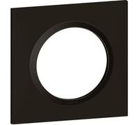 Plaque de finition - LEGRAND - Dooxie - 1 poste - Noir velours - Intérieur