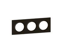 Legrand Obturateur à montage en saillie Dooxie 3 modules Noir