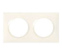 Legrand Plaque de finition Dooxie 2 postes blanche