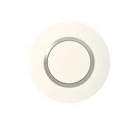 Legrand Plaque de finition Dooxie ronde 1 poste Finition Plume