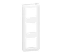 Plaque de finition - LEGRAND - MOSAIC - Blanc - 3x2 modules - Verticale