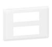 Plaque de finition MOSAIC 2x6 modules blanc - LEGRAND - 78836 Blanc G