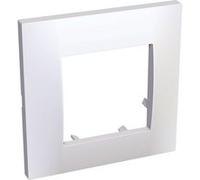 Plaque de finition murale Schneider Electric Altira Blanc 9010 1 poste ALB45650 Blanc (9010)