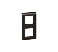 Legrand 079062L Mosaic Plaque de Finition Verticale pour 2x2 Module, Noir Mat