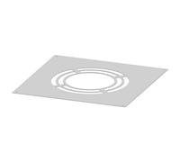 Plaque de finition pour ventilation arrière, 1 partie 0° - Tecnovis TEC-DW-CLASSIC et TEC-DW-SILVER 115 mm