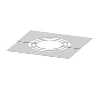 Plaque de finition pour ventilation arrière, en 2 parties 0° - Tecnovis TEC-DW-CLASSIC et TEC-DW-SILVER 150mm