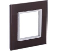 Plaque de finition simple en verre Kalya - Marron - Zenitech